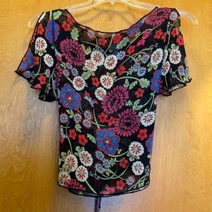 Floral Sheer Shirt